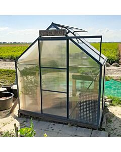 Gardenmeister Foreststar 100 Gewächshaus Polycarbonat 4 mm anthrazit GM150159