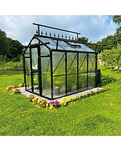 Gardenmeister Prestige 200 Gewächshaus Sicherheitsglas 4 mm schwarz GM502101