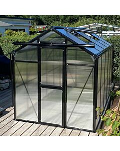 Gardenmeister Prestige 300 Gewächshaus Polycarbonat 8 mm schwarz GM503100