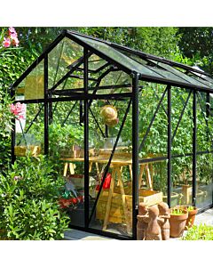 Gardenmeister Prestige 400 Gewächshaus Sicherheitsglas 4 mm schwarz GM504101