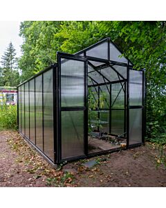 Gardenmeister Four Seasons 400 Gewächshaus Polycarbonat 8 mm schwarz GM604300