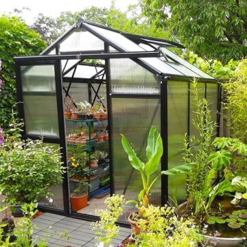 Gardenmeister Prestige 100 Gewächshaus Polycarbonat 8 mm schwarz