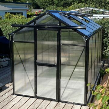 Gardenmeister Prestige 300 Gewächshaus Polycarbonat 8 mm schwarz