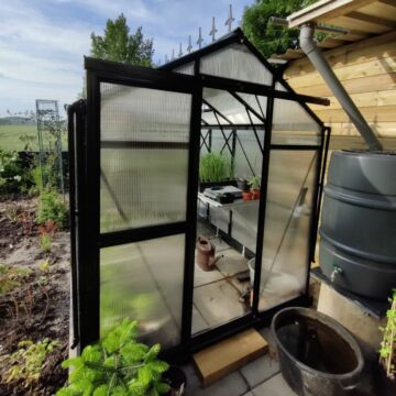 Gardenmeister Prestige 600 Gewächshaus Polycarbonat 8 mm schwarz