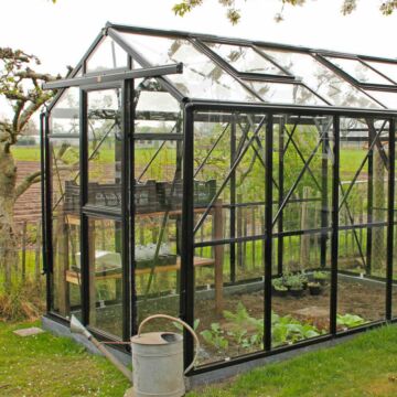 Gardenmeister Prestige 700 Gewächshaus Sicherheitsglas 4 mm schwarz GM507101