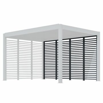 Pratt & Söhne Pergola Lamellenwand 370 cm